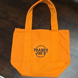 Trader Joe's Canvas Orange Tote Bag